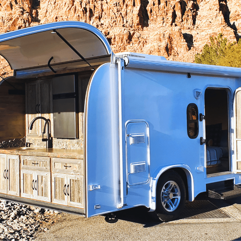 custom built teardrop trailer